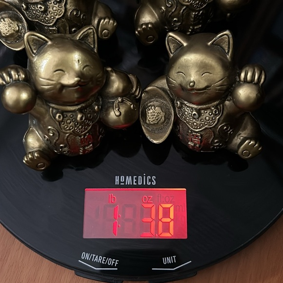 🖤NEW💕Feng Shui Lucky cat figurine set - Picture 15 of 15